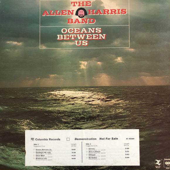 The Allen Harris Band : Oceans Between Us (LP, Album, Promo)