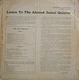 The Ahmad Jamal Quintet : Listen (LP, Album)