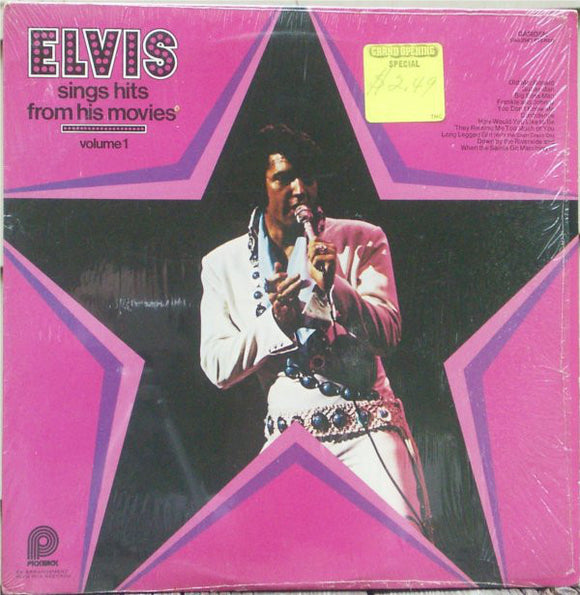 Elvis Presley : Sings Hits From His Movies, Volume 1 (LP, Comp, RE)