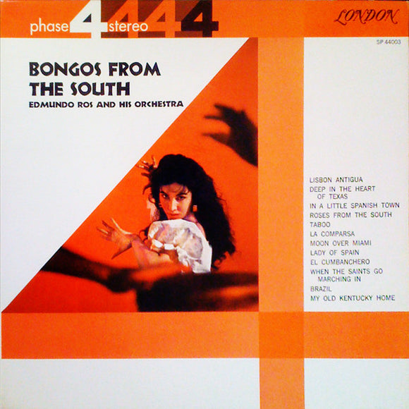 Edmundo Ros & His Orchestra : Bongos From The  South (LP, Album, Gat)