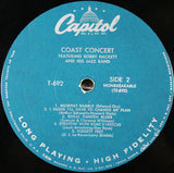 Bobby Hackett And His Jazz Band : Coast Concert (LP, Album)