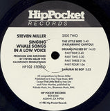 Steven Miller : Singing Whale Songs In A Low Voice (LP, Album)