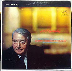 Camille Saint-Saëns, Charles Munch, Boston Symphony Orchestra : Symphony No. 3 (LP)