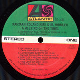 Roland Kirk & Al Hibbler : A Meeting Of The Times (LP, Album, Pre)