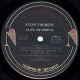 Steve Forbert : Alive On Arrival (LP, Album, Pit)