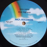 Tony Carey : Blue Highway (LP, Album, Pin)