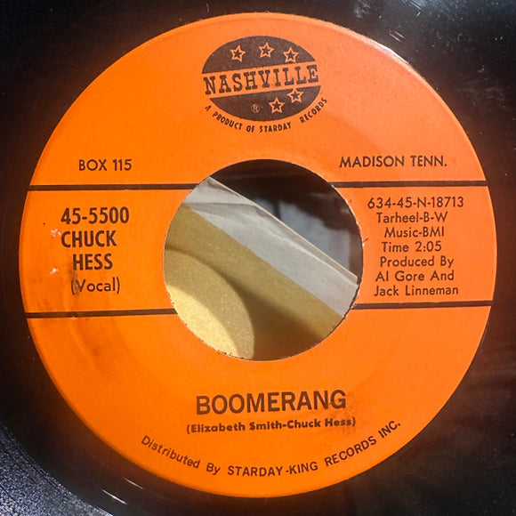 Chuck Hess : Boomerang / New Orleans (7