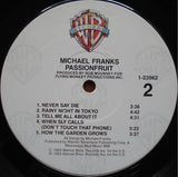 Michael Franks : Passionfruit (LP, Album)