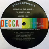 Loretta Lynn : Woman Of The World / To Make A Man (LP, Album, Pin)