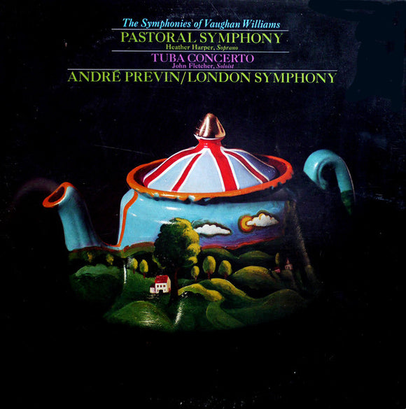 Ralph Vaughan Williams, André Previn, The London Symphony Orchestra : Pastoral Symphony / Tuba Concerto (The Symphonies Of Vaughan Williams) (LP, RP)