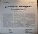 Jimmie Rodgers (2) With The Hugo Peretti Orchestra : Jimmie Rodgers Sings Folk Songs (LP, Mono, Dyn)