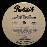 Paul Williams (2) : A Little On The Windy Side (LP, Album, Promo)