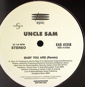 Uncle Sam (4) : Baby You Are (12", Promo)