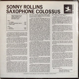 Sonny Rollins : Saxophone Colossus (LP, Album, RE)