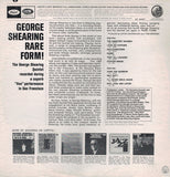 The George Shearing Quintet : Rare Form! (LP, Album, Scr)