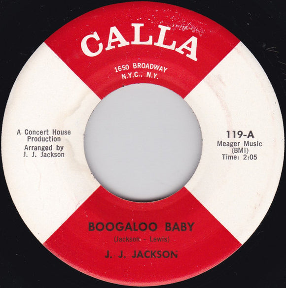 J.J. Jackson : Boogaloo Baby / But It's Alright (7