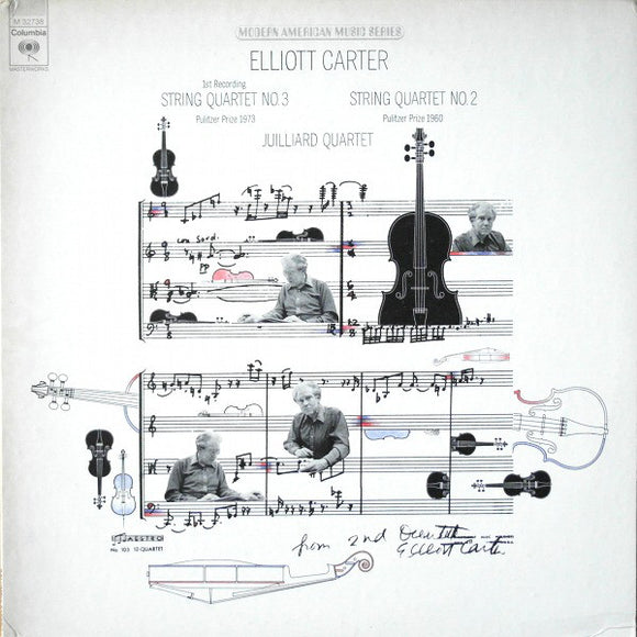 Elliott Carter, Juilliard Quartet* : String Quartet No. 3 / String Quartet No. 2 (LP)