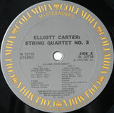 Elliott Carter, Juilliard Quartet* : String Quartet No. 3 / String Quartet No. 2 (LP)