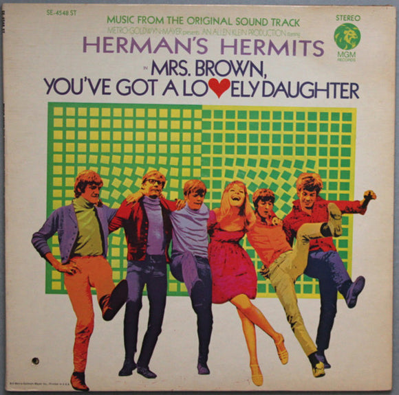 Herman's Hermits : Mrs. Brown, You've Got A Lovely Daughter (Music From The Original Sound Track) (LP, Album, MGM)