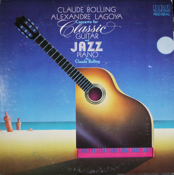Claude Bolling, Alexandre Lagoya : Concerto For Classic Guitar And Jazz Piano (LP, Album, Ind)
