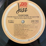 Maxine Sullivan With The Keith Ingham Sextet : Together (Maxine Sullivan Sings The Music Of Jule Styne) (LP, Album)