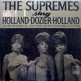 The Supremes : Sing Holland-Dozier-Holland (LP, Album, Mono, RCA)