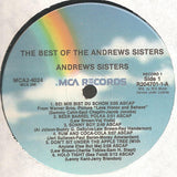 The Andrews Sisters : The Best Of The Andrews Sisters (2xLP, Comp, Club, RE)