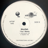 Monifah : You (Remix) (12", Promo)