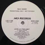 Mac Band Featuring The McCampbell Brothers : Love U 2 The Limit (12", Single, Promo)