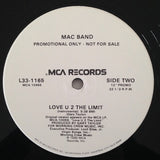 Mac Band Featuring The McCampbell Brothers : Love U 2 The Limit (12", Single, Promo)