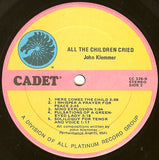 John Klemmer : All The Children Cried (LP, Album, RE)