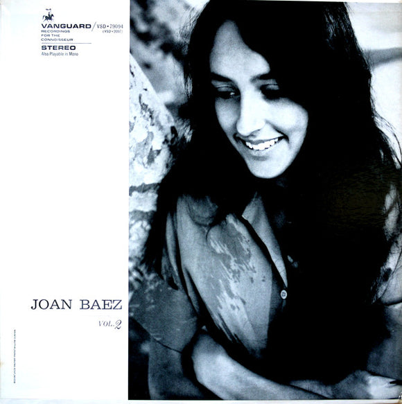 Joan Baez : Joan Baez Vol. 2 (LP, Album)