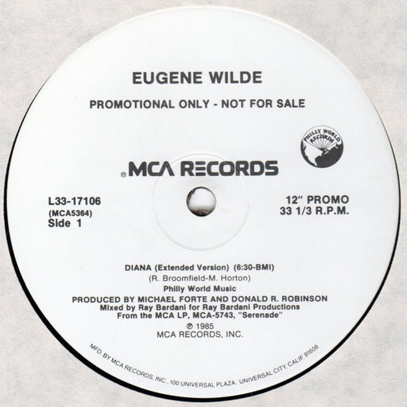 Eugene Wilde : Diana (12