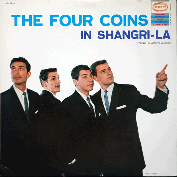 The Four Coins : The Four Coins In Shangri-La (LP, Album, Mono, Promo)