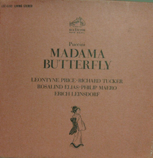 Giacomo Puccini / Leontyne Price - Richard Tucker (2) - Rosalind Elias - Philip Maero - Erich Leinsdorf : Madama Butterfly (3xLP + Box)