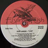 Don Lange : Live (LP, Album)