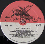 Don Lange : Live (LP, Album)