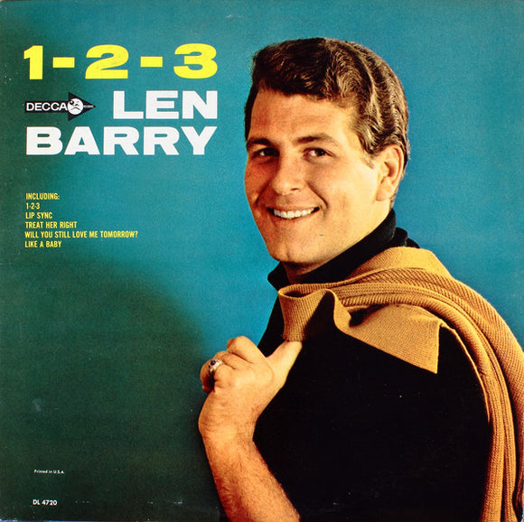 Len Barry : 1-2-3 (LP, Album, Mono)