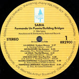 Sabia (2) : Formando Un Puente (LP, Album)