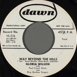Gloria Wilson (2) : Little Boy Blues / Way Beyond The Hills (7", Promo)