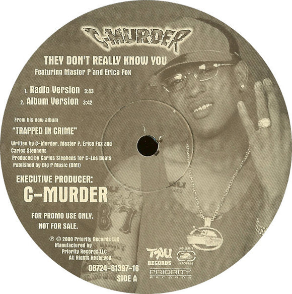 C-Murder : They Don't Really Know You (12