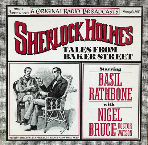 Basil Rathbone with Nigel Bruce : Sherlock Holmes Tales From Baker Street (3xLP + Box)