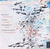 Pierre Boulez - Henri Pousseur - Mauricio Kagel - Karlheinz Stockhausen : Les Concerts Du Domaine Musical (LP, Album, RE)