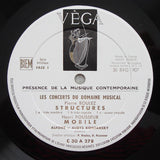Pierre Boulez - Henri Pousseur - Mauricio Kagel - Karlheinz Stockhausen : Les Concerts Du Domaine Musical (LP, Album, RE)