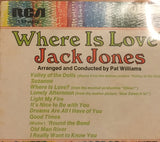 Jack Jones : Where Is Love? (LP, Album)