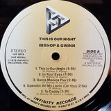 Bishop & Gwinn : This Is Our Night (LP, Album, Pin)