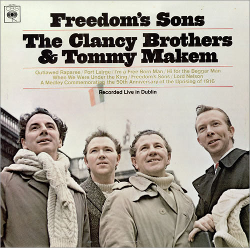 The Clancy Brothers & Tommy Makem : Freedom's Sons (LP, Album)