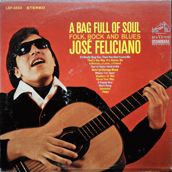 José Feliciano : A Bag Full Of Soul (LP, Album, Hol)