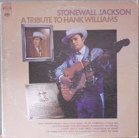 Stonewall Jackson : A Tribute To Hank Williams (LP, Album)