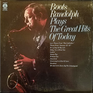 Boots Randolph : Plays The Great Hits Of Today (LP, Album)